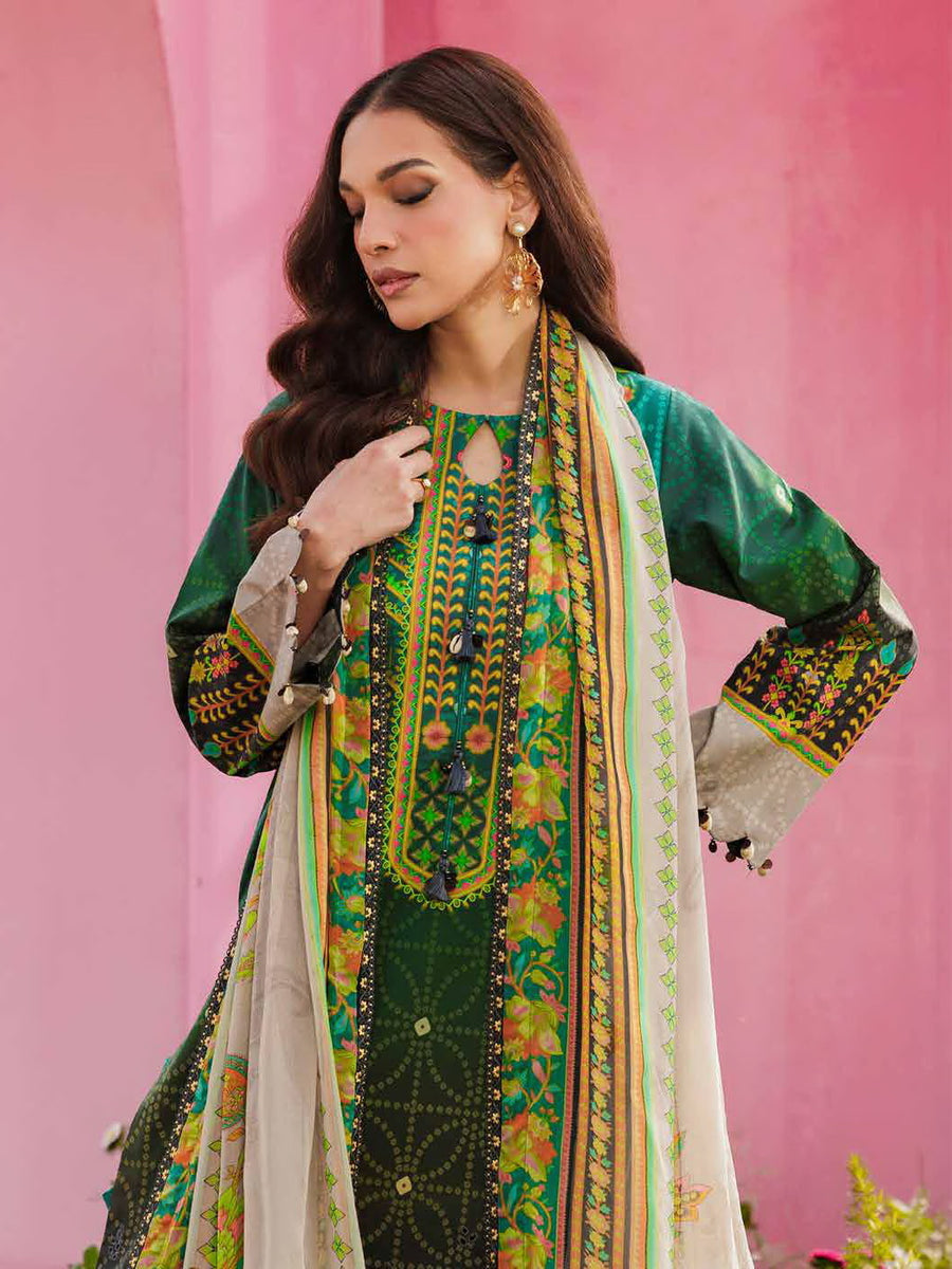Charizma Rang-e-Bahar Embroidered Lawn Unstitched 3Pc Suit CRB6-01