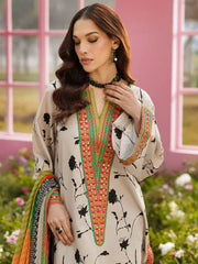Charizma Rang-e-Bahar Embroidered Lawn Unstitched 3Pc Suit CRB6-02