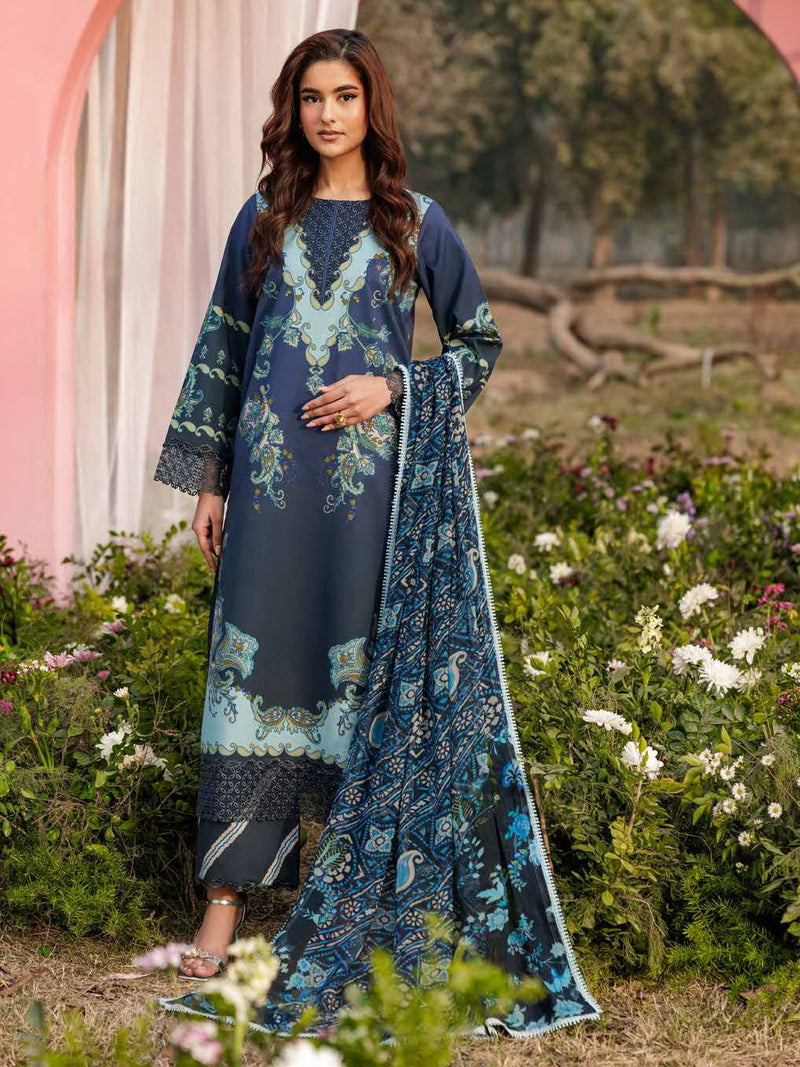 Charizma Rang-e-Bahar Embroidered Lawn Unstitched 3Pc Suit CRB6-03
