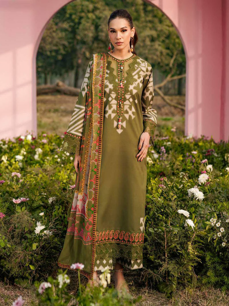 Charizma Rang-e-Bahar Embroidered Lawn Unstitched 3Pc Suit CRB6-04