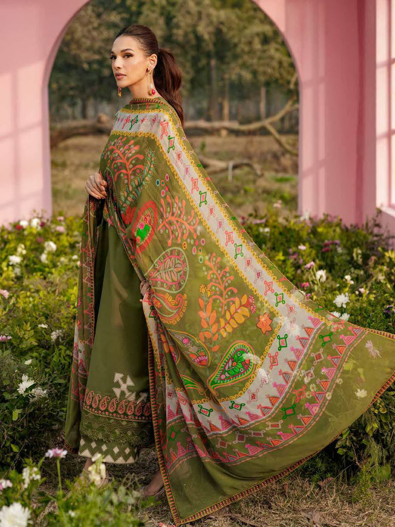 Charizma Rang-e-Bahar Embroidered Lawn Unstitched 3Pc Suit CRB6-04