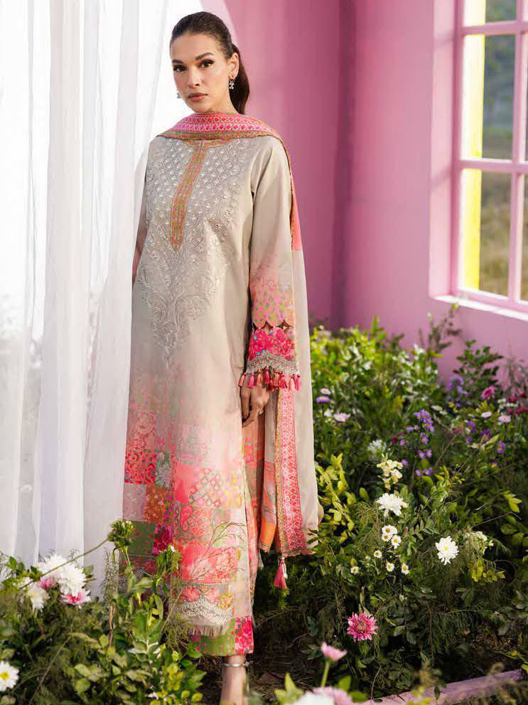 Charizma Rang-e-Bahar Embroidered Lawn Unstitched 3Pc Suit CRB6-05
