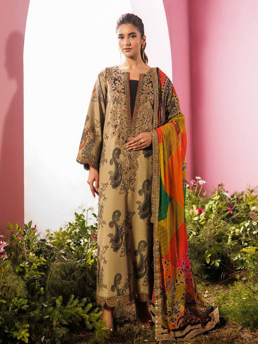 Charizma Rang-e-Bahar Embroidered Lawn Unstitched 3Pc Suit CRB6-07