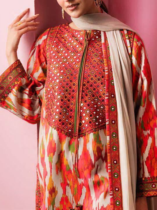 Charizma Rang-e-Bahar Embroidered Lawn Unstitched 3Pc Suit CRB6-08