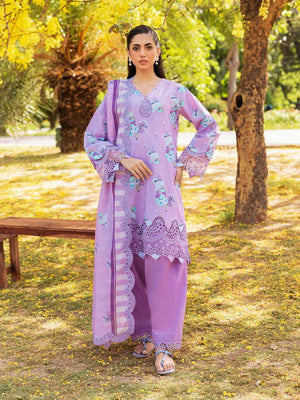 Charizma Range Embroidered Lawn Unstitched 3Pc Suit CRN4-01