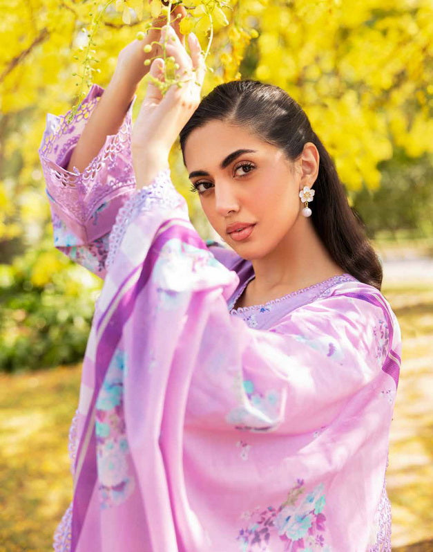 Charizma Range Embroidered Lawn Unstitched 3Pc Suit CRN4-01