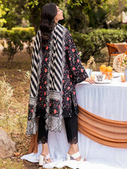 Charizma Range Embroidered Lawn Unstitched 3Pc Suit CRN4-02