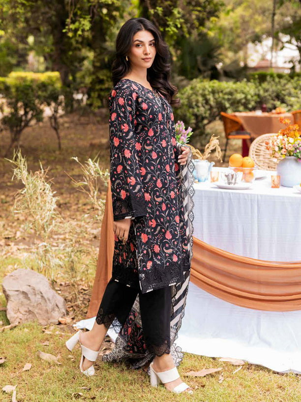 Charizma Range Embroidered Lawn Unstitched 3Pc Suit CRN4-02