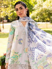 Charizma Range Embroidered Lawn Unstitched 3Pc Suit CRN4-03