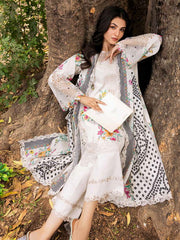Charizma Range Embroidered Lawn Unstitched 3Pc Suit CRN4-06