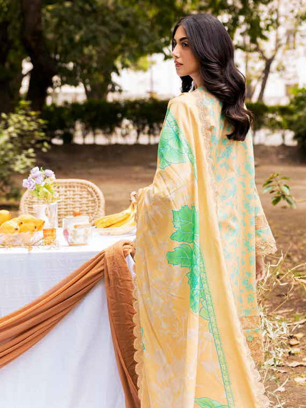 Charizma Range Embroidered Lawn Unstitched 3Pc Suit CRN4-09