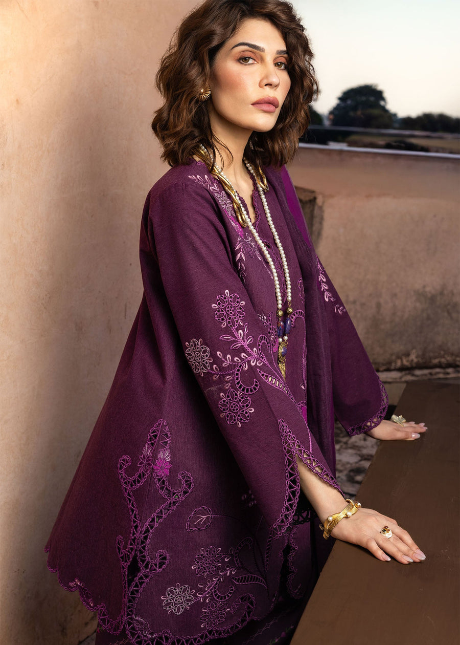Crimson Mitti Winter Pret Embroidered Karandi 3Pc Suit CRWP-05 Choti Memsaab
