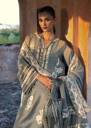 Crimson Mitti Winter Pret Embroidered Raw Silk 3Pc Suit CRWP-06 Shabo
