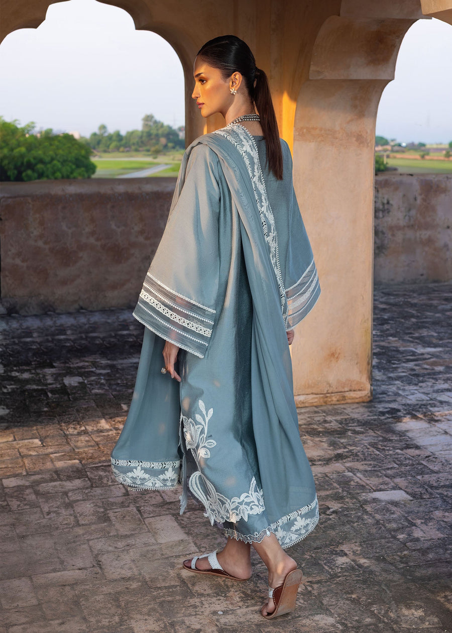 Crimson Mitti Winter Pret Embroidered Raw Silk 3Pc Suit CRWP-06 Shabo