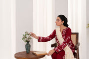 Feathers Fully Embroidered Dhanak Unstitched 2Pc Suit CRYONE-FT552