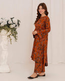 Feathers Digital Printed Dhanak Unstitched 3Pc Suit CRYSEL-FT592