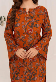 Feathers Digital Printed Dhanak Unstitched 3Pc Suit CRYSEL-FT592