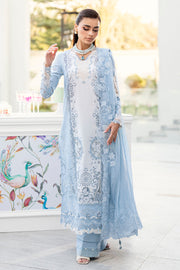 Qalamkar Chikankari Embroidered Lawn Unstitched 3Pc Suit CS-01 TASHA