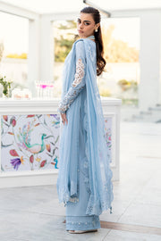 Qalamkar Chikankari Embroidered Lawn Unstitched 3Pc Suit CS-01 TASHA