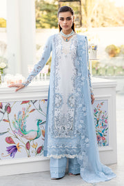 Qalamkar Chikankari Embroidered Lawn Unstitched 3Pc Suit CS-01 TASHA