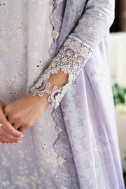 Qalamkar Chikankari Embroidered Lawn Unstitched 3Pc Suit CS-03 ALAILA