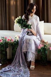 Qalamkar Chikankari Embroidered Lawn Unstitched 3Pc Suit CS-03 ALAILA