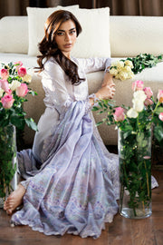 Qalamkar Chikankari Embroidered Lawn Unstitched 3Pc Suit CS-03 ALAILA