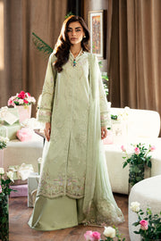 Qalamkar Chikankari Embroidered Lawn Unstitched 3Pc Suit CS-04 ERZA