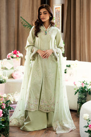 Qalamkar Chikankari Embroidered Lawn Unstitched 3Pc Suit CS-04 ERZA