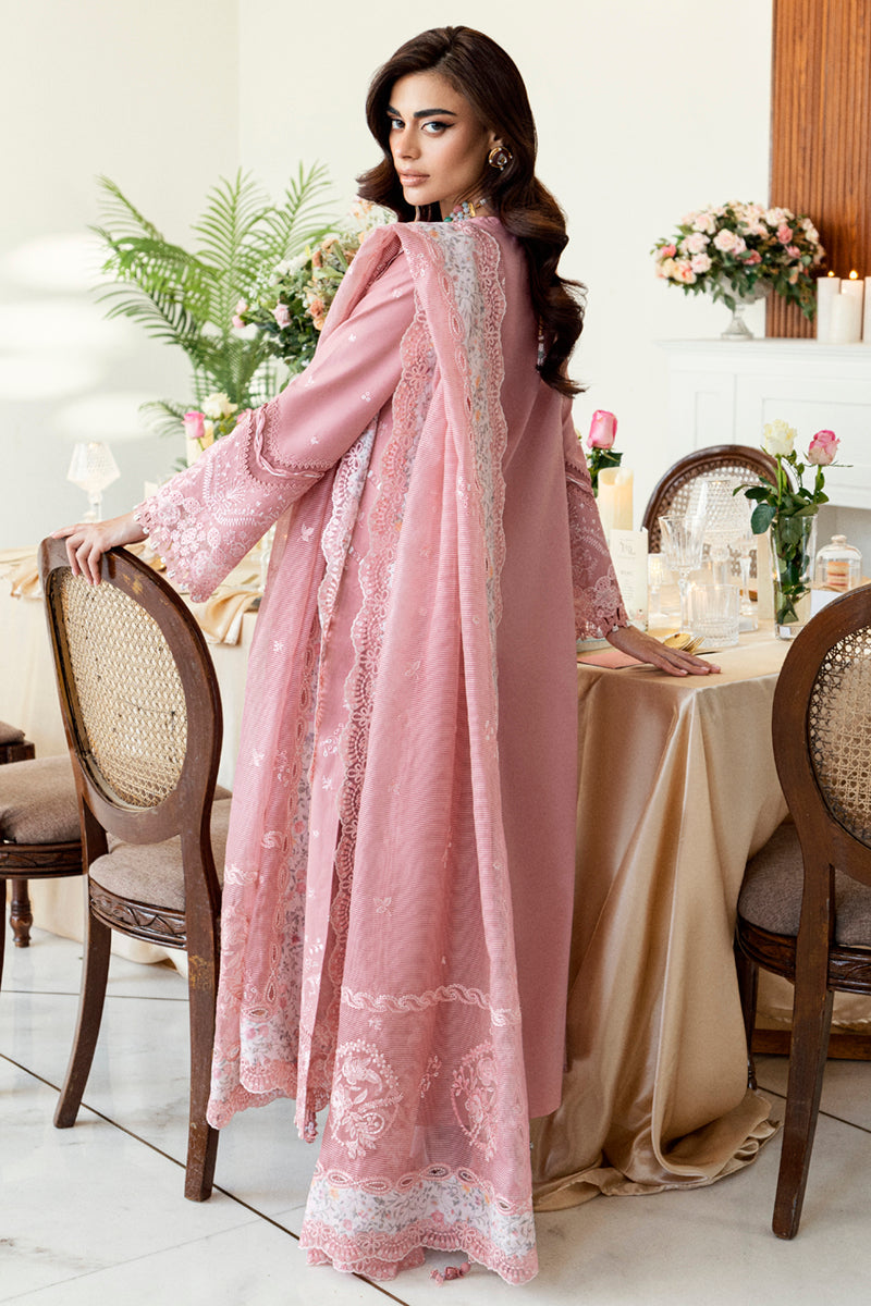 Qalamkar Chikankari Embroidered Lawn Unstitched 3Pc Suit CS-05 Ruvina