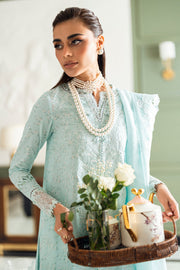Qalamkar Chikankari Embroidered Lawn Unstitched 3Pc Suit CS-06 NEESHA