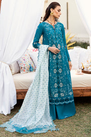 Qalamkar Chikankari Embroidered Lawn Unstitched 3Pc Suit CS-07 ALYANA