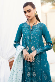 Qalamkar Chikankari Embroidered Lawn Unstitched 3Pc Suit CS-07 ALYANA