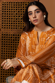 Ittehad Textiles Cotton Satin Unstitched Printed Shirt LF-DP-CSB-002