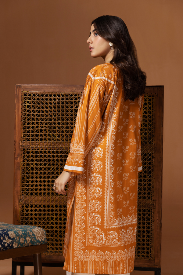 Ittehad Textiles Cotton Satin Unstitched Printed Shirt LF-DP-CSB-002
