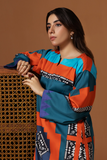 Ittehad Textiles Cotton Satin Unstitched Printed Shirt LF-DP-CSB-003