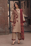 Charizma Signature Embroidered Peach Leather Unstitched 3Pc Suit CSL6-02