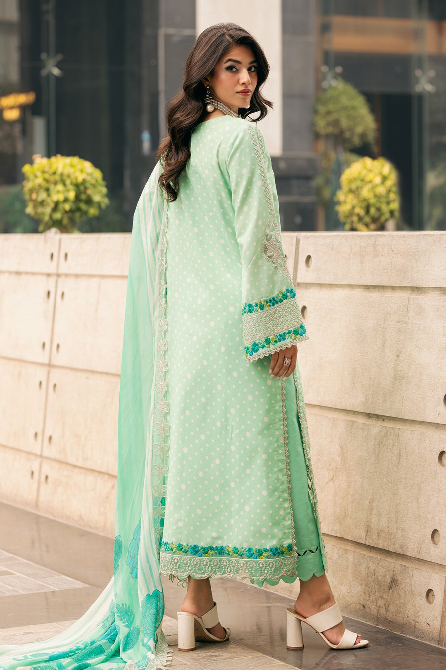 Charizma Swissmiss Premium Embroidered Swiss Voil Unstitched 3Pc Suit CSM5-02