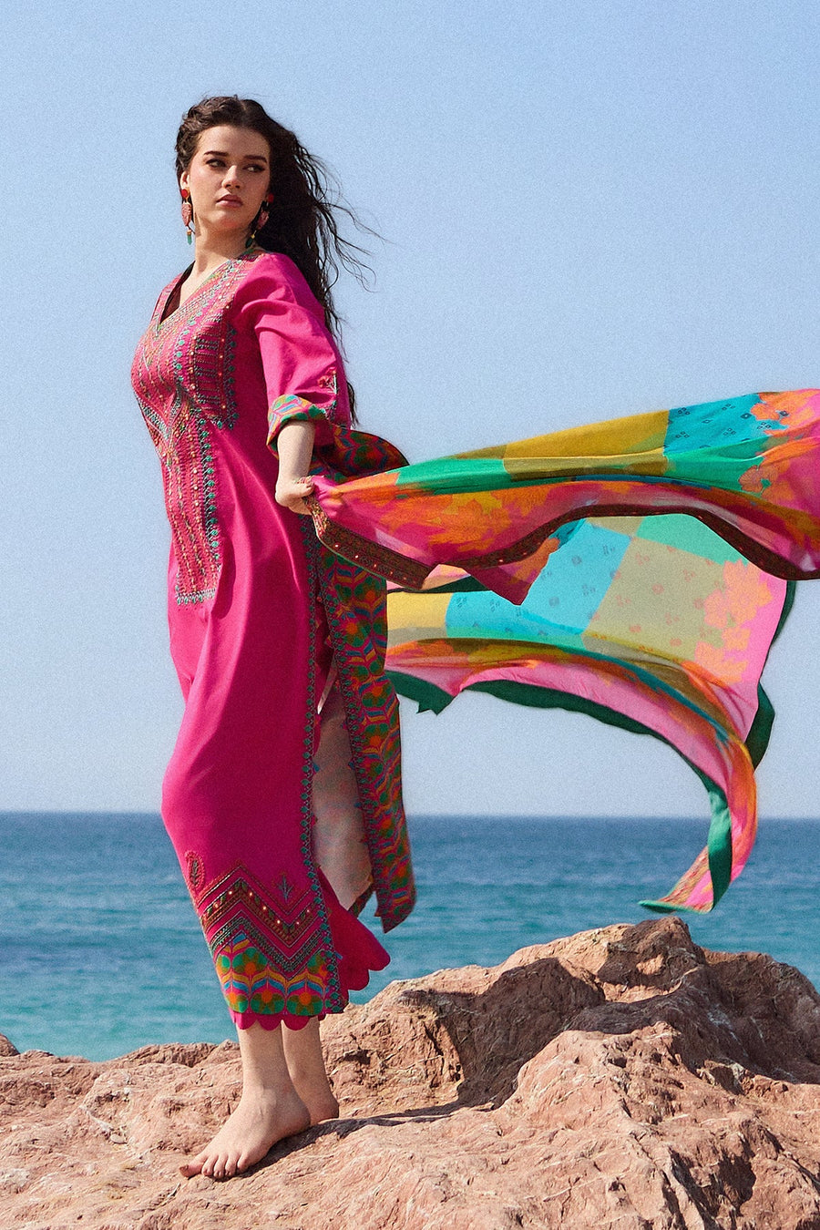 Charizma Sun Shine Embroidered Lawn Unstitched 3Pc Suit CSN6-03