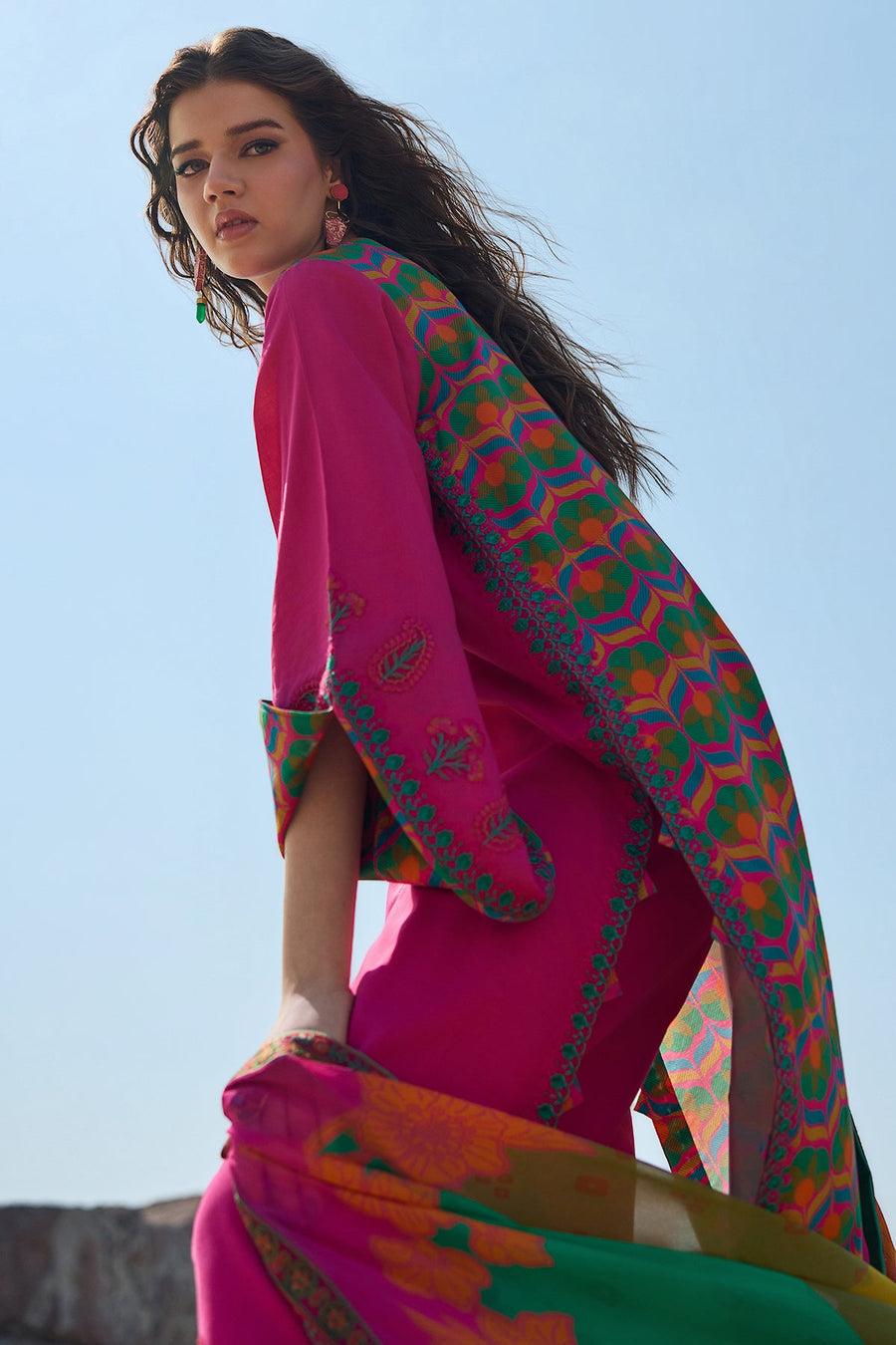 Charizma Sun Shine Embroidered Lawn Unstitched 3Pc Suit CSN6-03