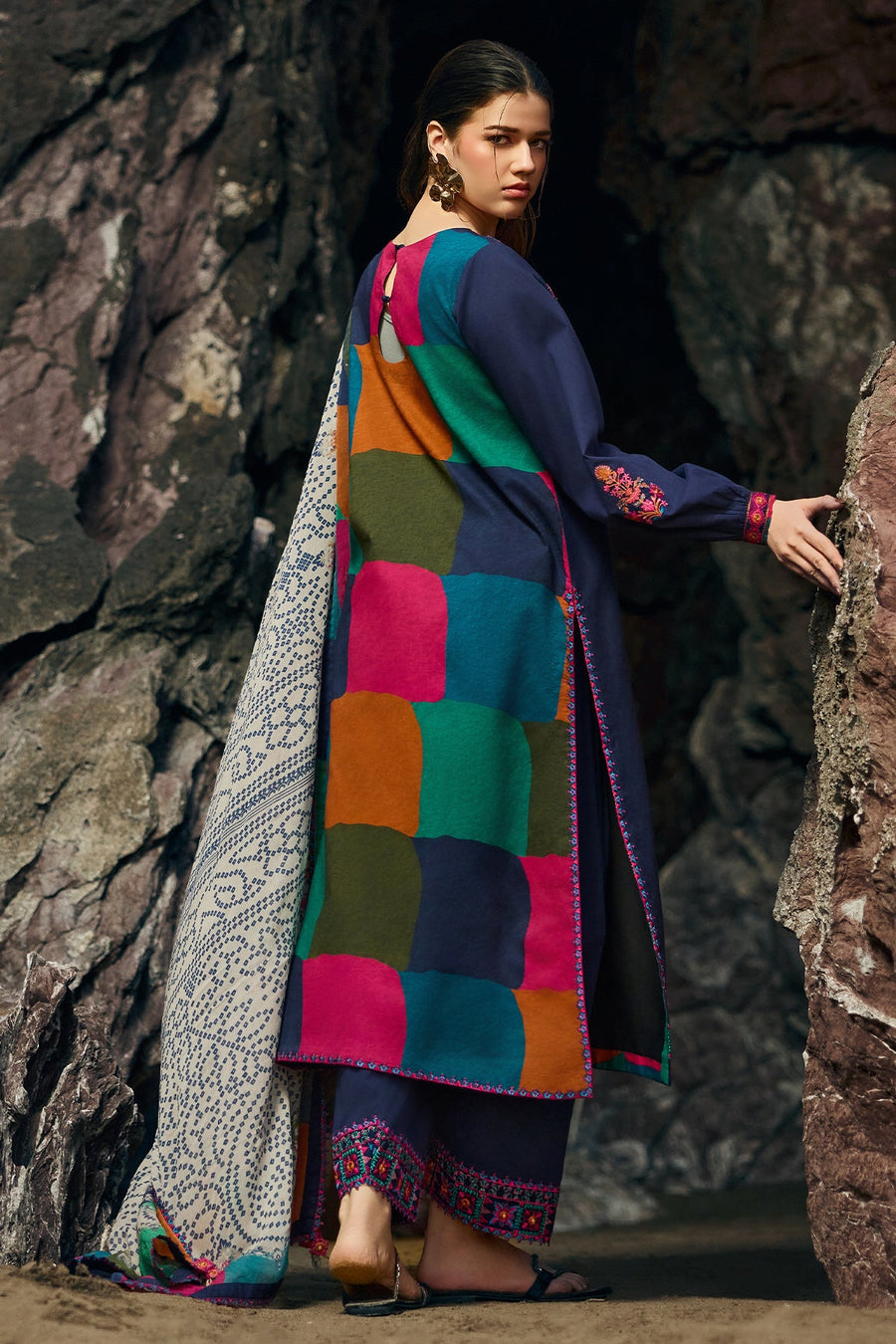 Charizma Sun Shine Embroidered Lawn Unstitched 3Pc Suit CSN6-04