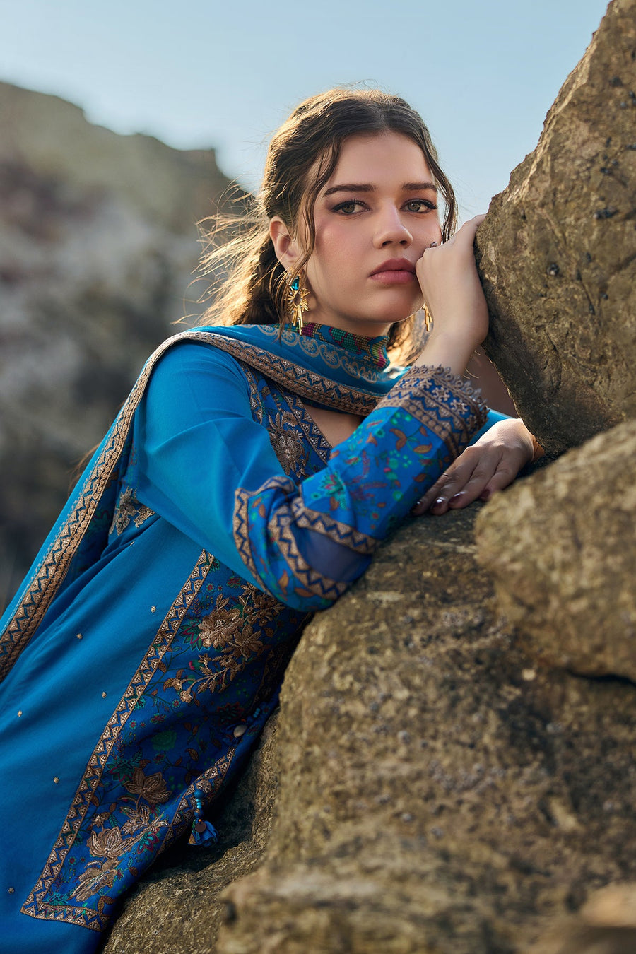 Charizma Sun Shine Embroidered Lawn Unstitched 3Pc Suit CSN6-06
