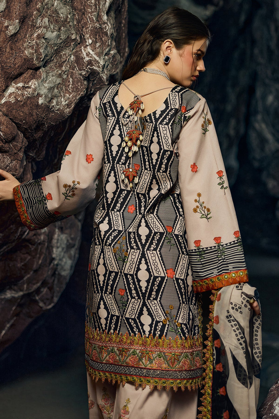 Charizma Sun Shine Embroidered Lawn Unstitched 3Pc Suit CSN6-07