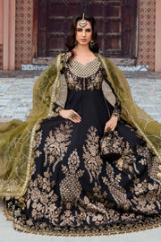 Maria.B Sateen Unstitched Embroidered Cotton Satin 3Pc Suit CST-703