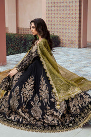 Maria.B Sateen Unstitched Embroidered Cotton Satin 3Pc Suit CST-703