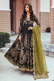 Maria.B Sateen Unstitched Embroidered Cotton Satin 3Pc Suit CST-703