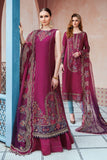 Maria.B Sateen Unstitched Embroidered Cotton Satin 3Pc Suit CST-704