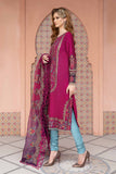 Maria.B Sateen Unstitched Embroidered Cotton Satin 3Pc Suit CST-704