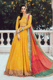 Maria.B Sateen Unstitched Embroidered Cotton Satin 3Pc Suit CST-705