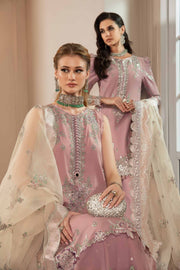 Maria.B Sateen Unstitched Embroidered Cotton Satin 3Pc Suit CST-706